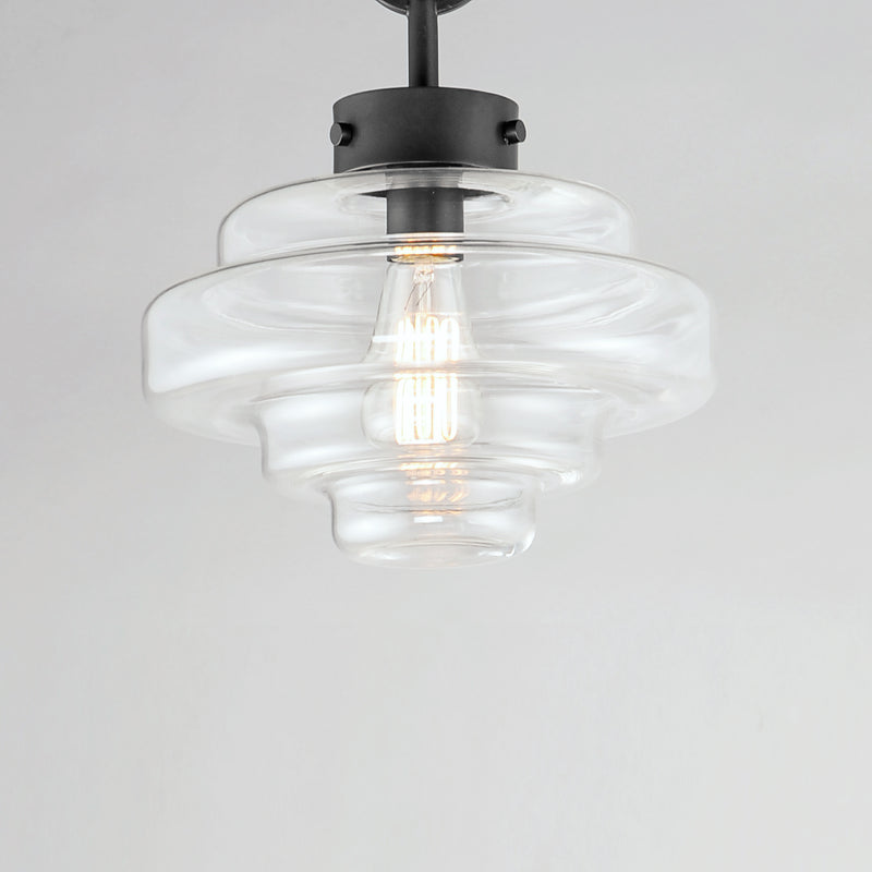 Maxim 11122CLBK Harbor 1 Light Pendant | Black