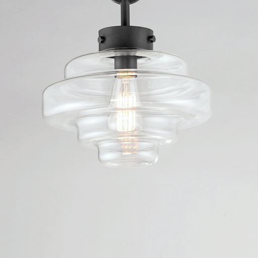 Maxim 11122CLBK Harbor 1 Light Pendant | Black