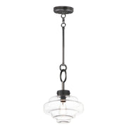 Maxim 11122CLBK Harbor 1 Light Pendant | Black