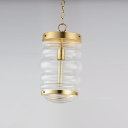 Maxim 11124CLSBR Newport 1 Light Pendant | Satin Brass