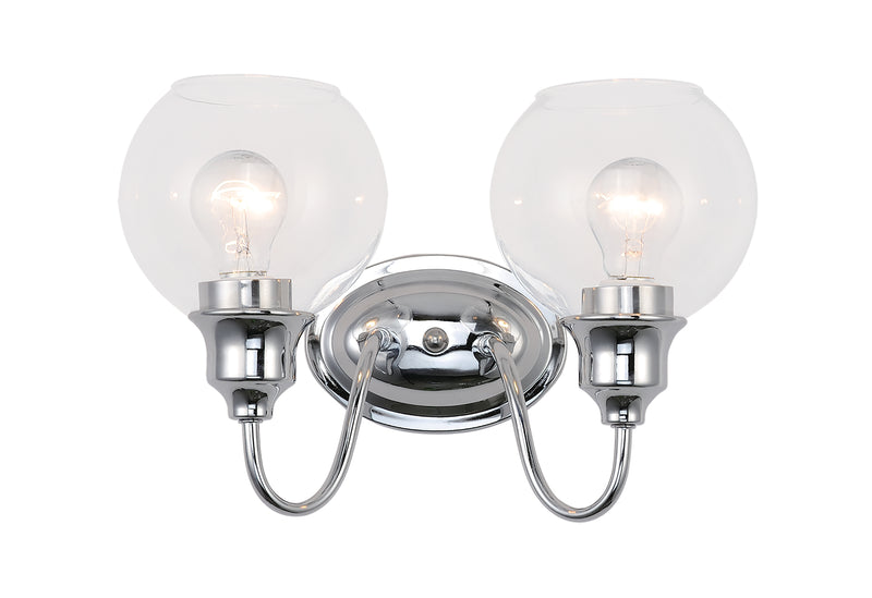 Maxim 1112CLPC Ballord 2 Light Bath Vanity | Polished Chrome