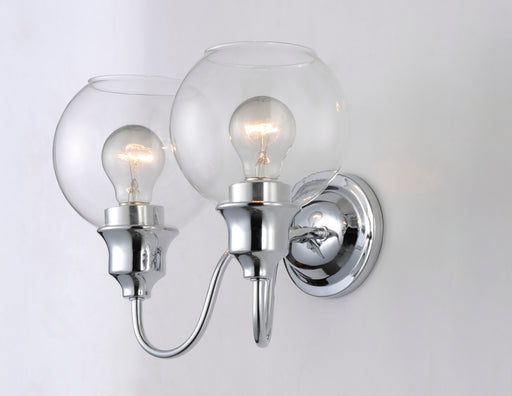 Maxim 1112CLPC Ballord 2 Light Bath Vanity | Polished Chrome