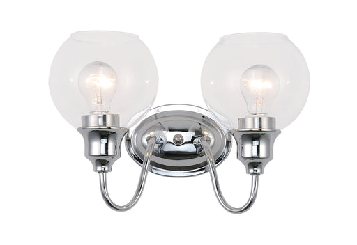 Maxim 1112CLPC Ballord 2 Light Bath Vanity | Polished Chrome