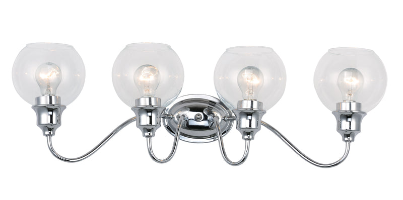 Maxim 1114CLPC Ballord 4 Light Bath Vanity | Polished Chrome