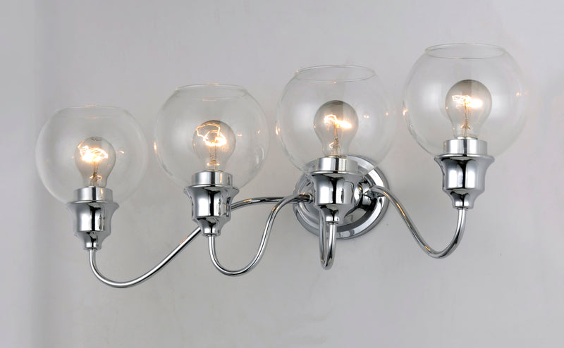 Maxim 1114CLPC Ballord 4 Light Bath Vanity | Polished Chrome