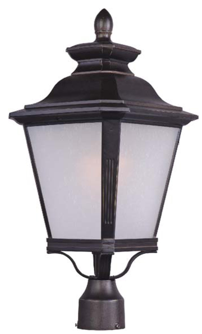 Maxim 1121FSBZ Knoxville 1 Light Outdoor Pole/Post Lantern | Bronze