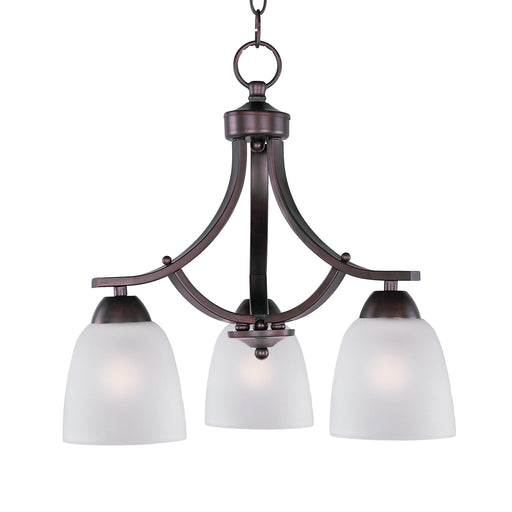 Maxim 11223FTOI Axis 3 Light Chandelier | Oil Rubbed Bronze