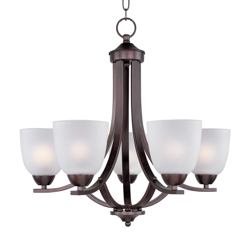 Maxim 11225FTOI Axis 5 Light Chandelier | Oil Rubbed Bronze