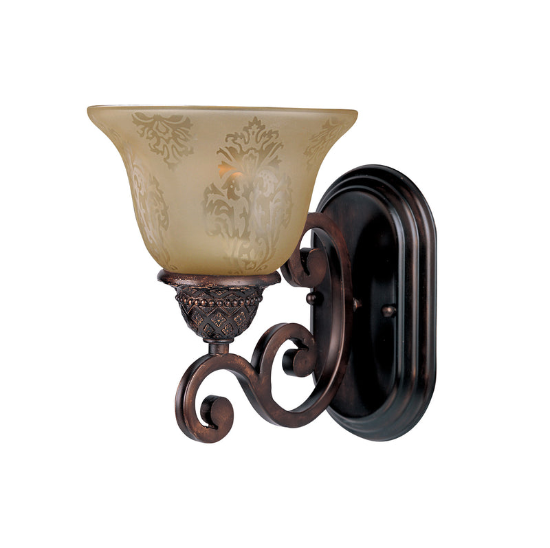 Maxim 11230SAOI Symphony 1 Light Wall Sconce | Oil Rubbed Bronze