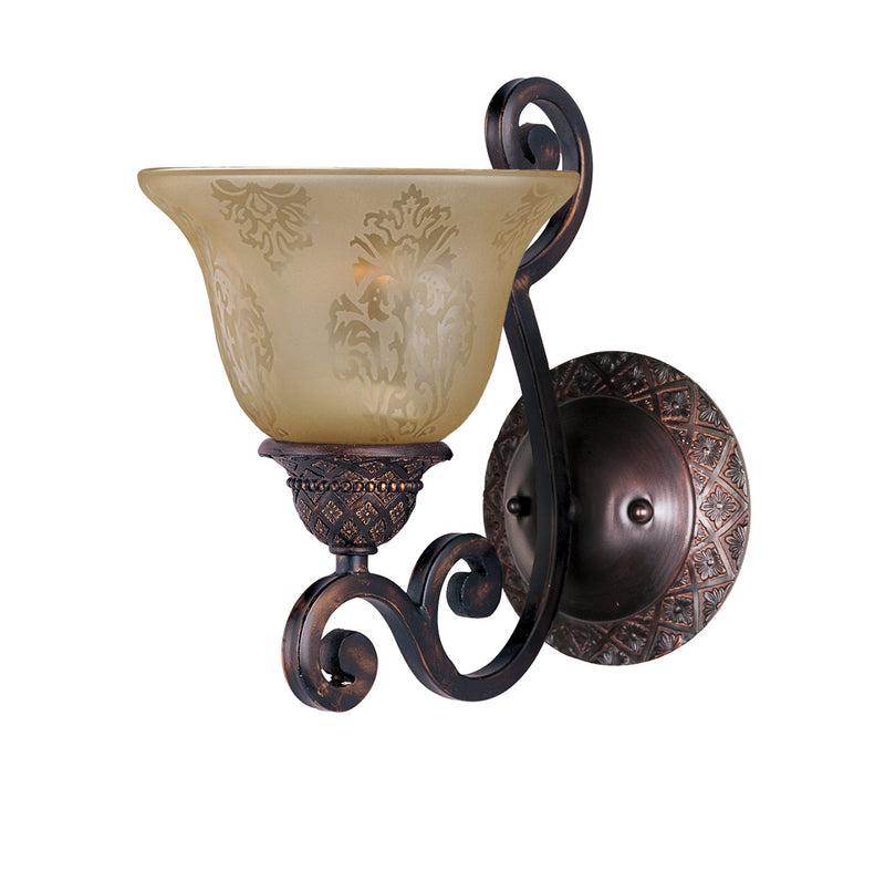 Maxim 11246SAOI Symphony 1 Light Wall Sconce | Oil Rubbed Bronze