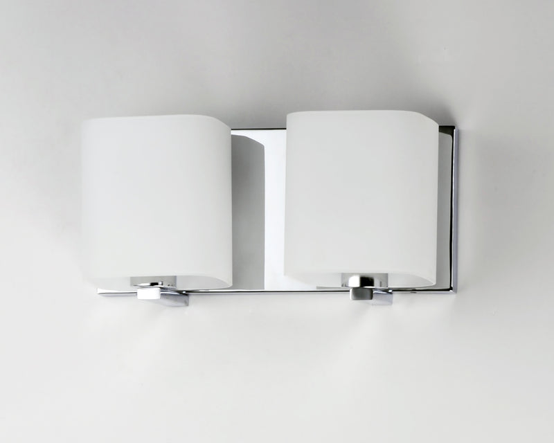 Maxim 11252SWPC Wrap 2 Light Bath Vanity | Polished Chrome