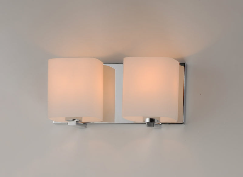 Maxim 11252SWPC Wrap 2 Light Bath Vanity | Polished Chrome