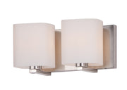 Maxim 11252SWSN Wrap 2 Light Bath Vanity | Satin Nickel