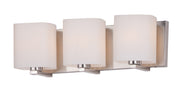 Maxim 11253SWSN Wrap 3 Light Bath Vanity | Satin Nickel