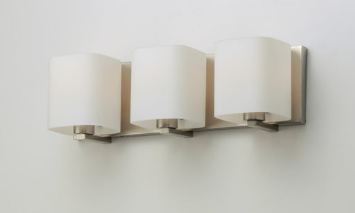 Maxim 11253SWSN Wrap 3 Light Bath Vanity | Satin Nickel