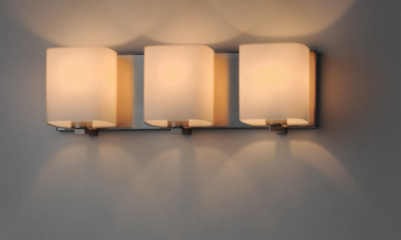Maxim 11253SWSN Wrap 3 Light Bath Vanity | Satin Nickel