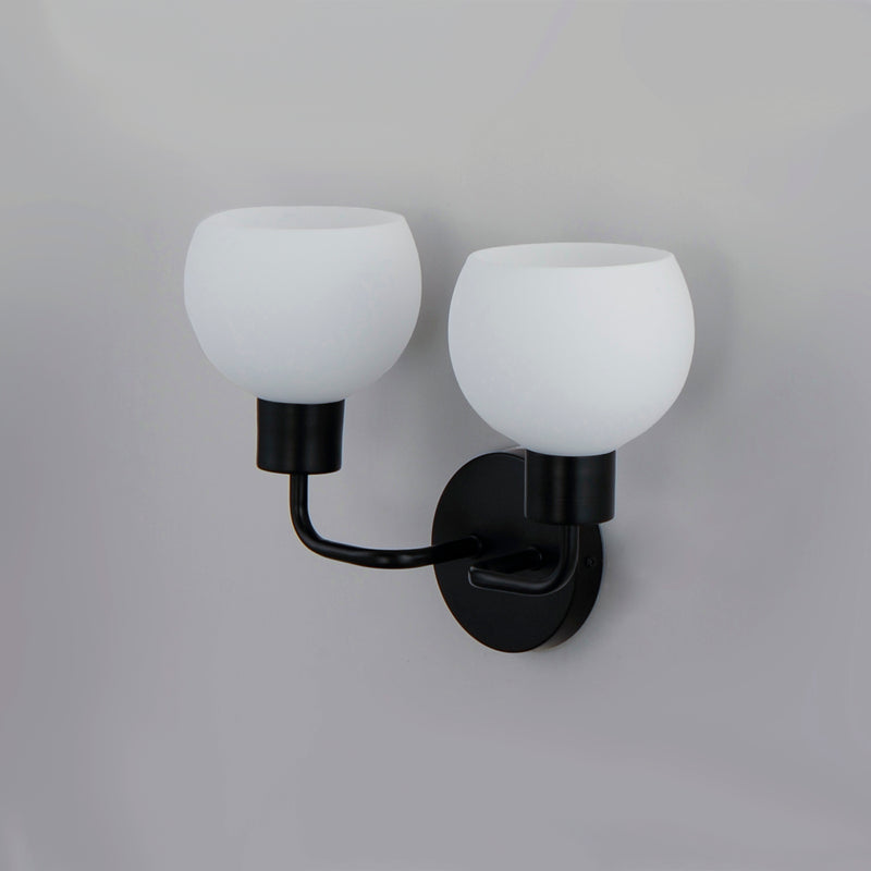 Maxim 11272SWBK Coraline 2 Light Wall Sconce | Black