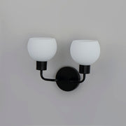 Maxim 11272SWBK Coraline 2 Light Wall Sconce | Black