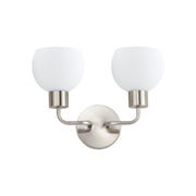 Maxim 11272SWSN Coraline 2 Light Wall Sconce | Satin Nickel