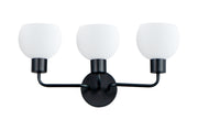 Maxim 11273SWBK Coraline 3 Light Bath Vanity | Black