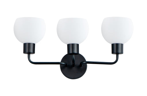 Maxim 11273SWBK Coraline 3 Light Bath Vanity | Black