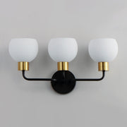 Maxim 11273SWBZSBR Coraline 3 Light Bath Vanity | Bronze / Satin Brass