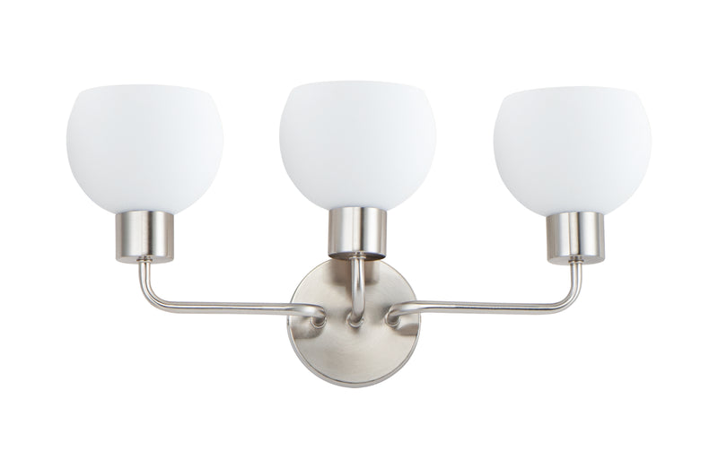 Maxim 11273SWSN Coraline 3 Light Bath Vanity | Satin Nickel