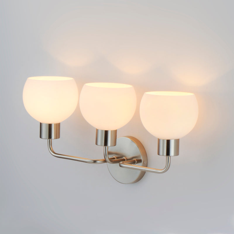 Maxim 11273SWSN Coraline 3 Light Bath Vanity | Satin Nickel
