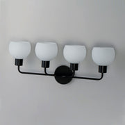 Maxim 11274SWBK Coraline 4 Light Bath Vanity | Black