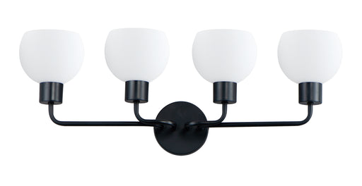 Maxim 11274SWBK Coraline 4 Light Bath Vanity | Black