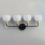 Maxim 11274SWBZSBR Coraline 4 Light Bath Vanity | Bronze / Satin Brass