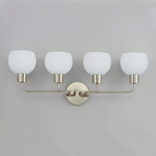 Maxim 11274SWSN Coraline 4 Light Bath Vanity | Satin Nickel