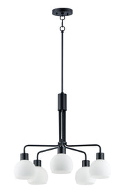 Maxim 11277SWBK Coraline 5 Light Chandelier | Black