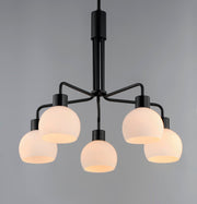 Maxim 11277SWBK Coraline 5 Light Chandelier | Black