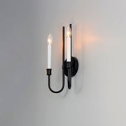 Maxim 11282BK Tux 2 Light Wall Sconce | Black