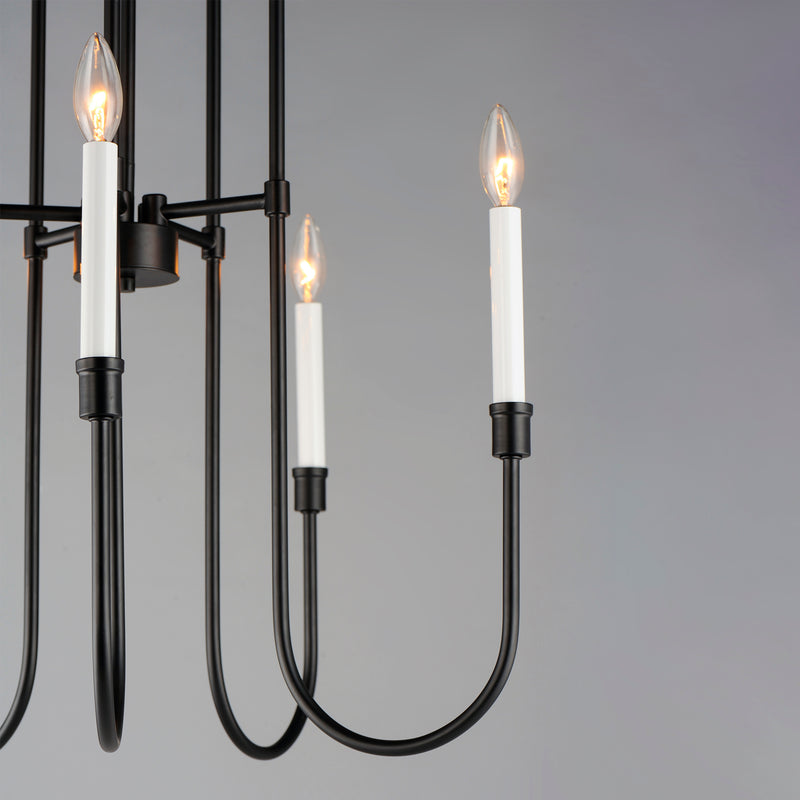 Maxim 11285BK Tux 5 Light Chandelier | Black