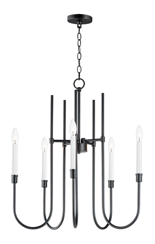 Maxim 11285BK Tux 5 Light Chandelier | Black