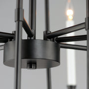 Maxim 11286BK Tux 12 Light Chandelier | Black