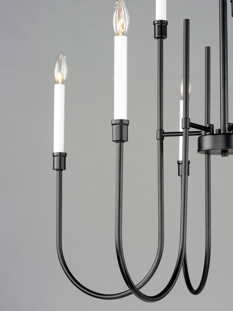 Maxim 11289BK Tux 9 Light Chandelier | Black