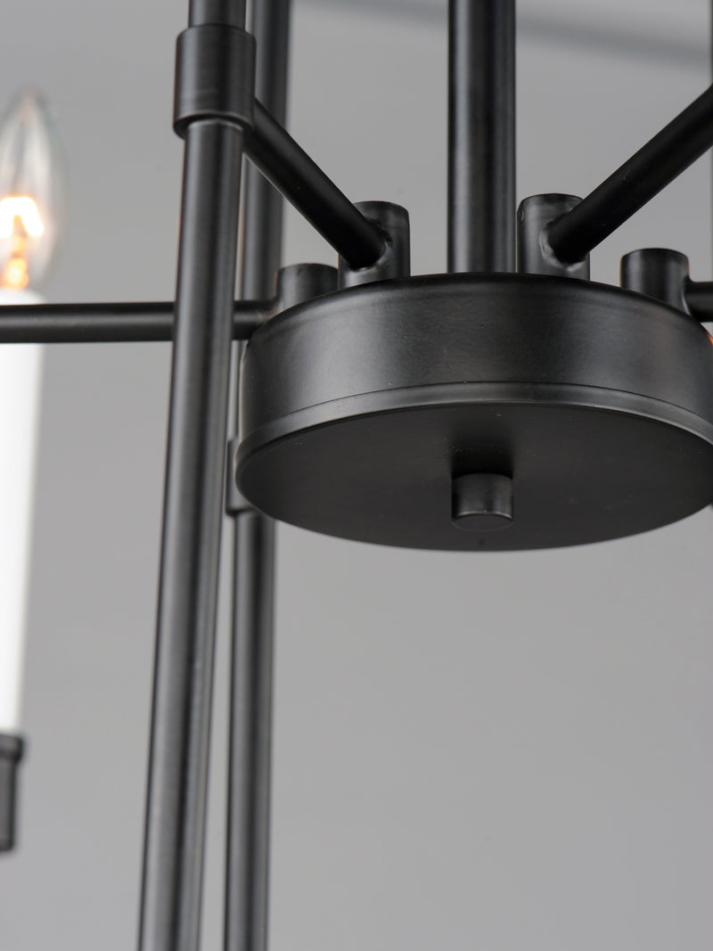 Maxim 11289BK Tux 9 Light Chandelier | Black