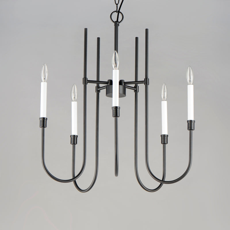 Maxim 11289BK Tux 9 Light Chandelier | Black
