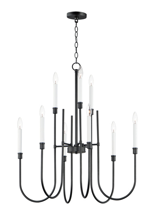 Maxim 11289BK Tux 9 Light Chandelier | Black