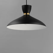 Maxim 11304BKSBR Carillon 16" Pendant | Black / Satin Brass