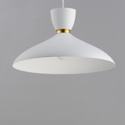 Maxim 11304WTSBR Carillon 16" Pendant | White/Satin Brass