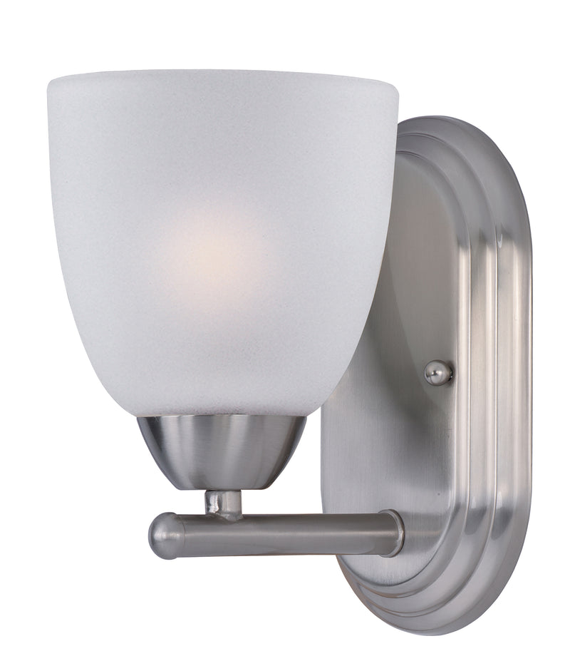 Maxim 11311FTSN Axis 1 Light Wall Sconce | Satin Nickel