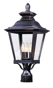 Maxim 1131CLBZ Knoxville 3 Light Outdoor Post | Bronze