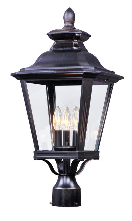 Maxim 1131CLBZ Knoxville 3 Light Outdoor Post | Bronze