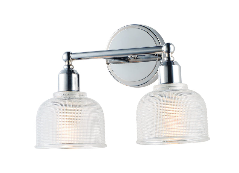 Maxim 11322CLPC Hollow 2 Light Bath Vanity | Polished Chrome