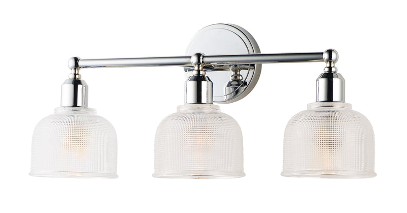 Maxim 11323CLPC Hollow 3 Light Bath Vanity | Polished Chrome