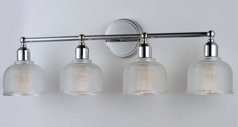 Maxim 11324CLPC Hollow 4 Light Bath Vanity | Polished Chrome